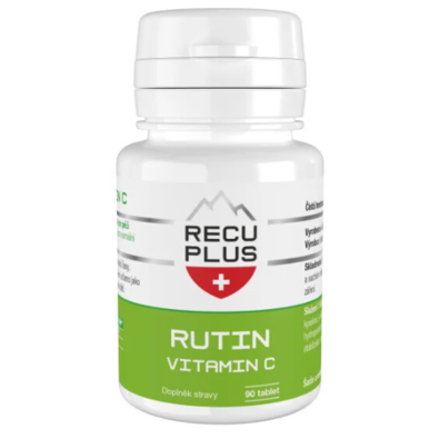 RECUPLUS Rutín + vitamín C, 90 tabliet