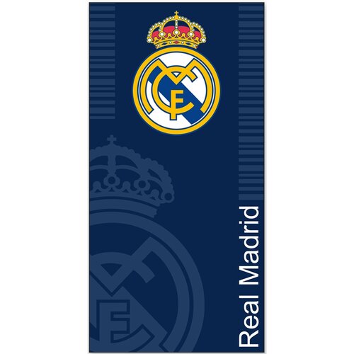 Osuška Real Madrid modrá, 75 x 150 cm
