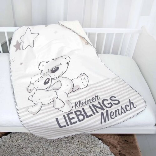 Herding Kinderdecke Lammfelloptik Jonas Lieblings, 75 x 100 cm