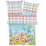 Lenjerie de pat din satin Ibena Summer Festival 5707/630, 140 x 200 cm, 70 x 90 cm