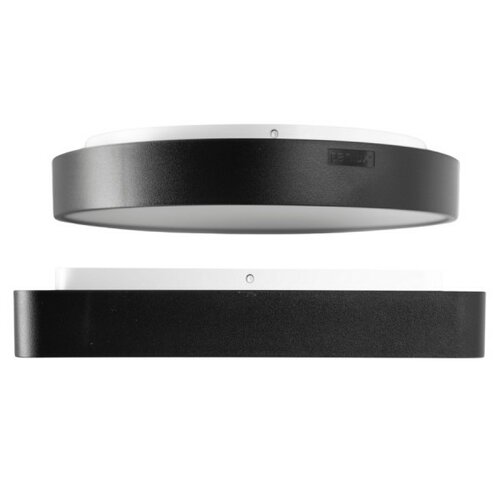 Panlux Prisadené LED svietidlo Verona Circle Smart čierna, pr. 28,3 cm, IP54