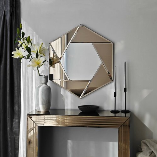 Spiegel Status Bronze 60 x 70 cm