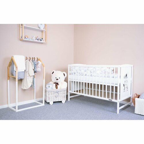 New Babybett Bea Zebra, Weiß