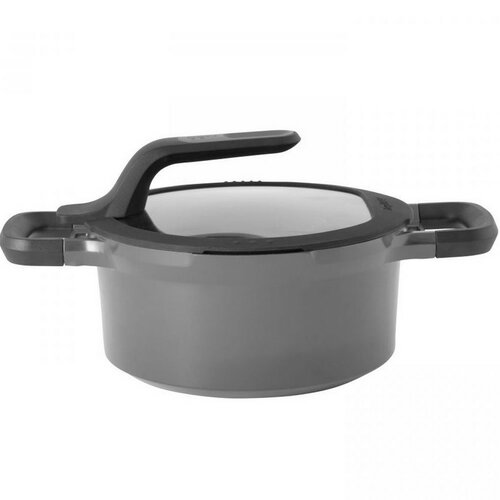 BergHOFF Garnek z pokrywką do odcedzania GEM STAYCOOL, 20 cm