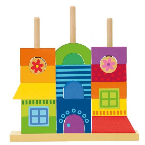 Woody Holzbaukasten Rainbow Mein Haus