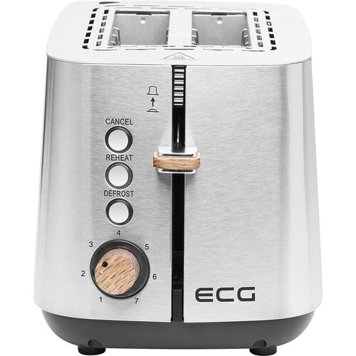 ECG ST 2767 Timber kenyérpirító, ezüst termék 2. képe