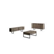 Luxe Walnut and Black szekrény