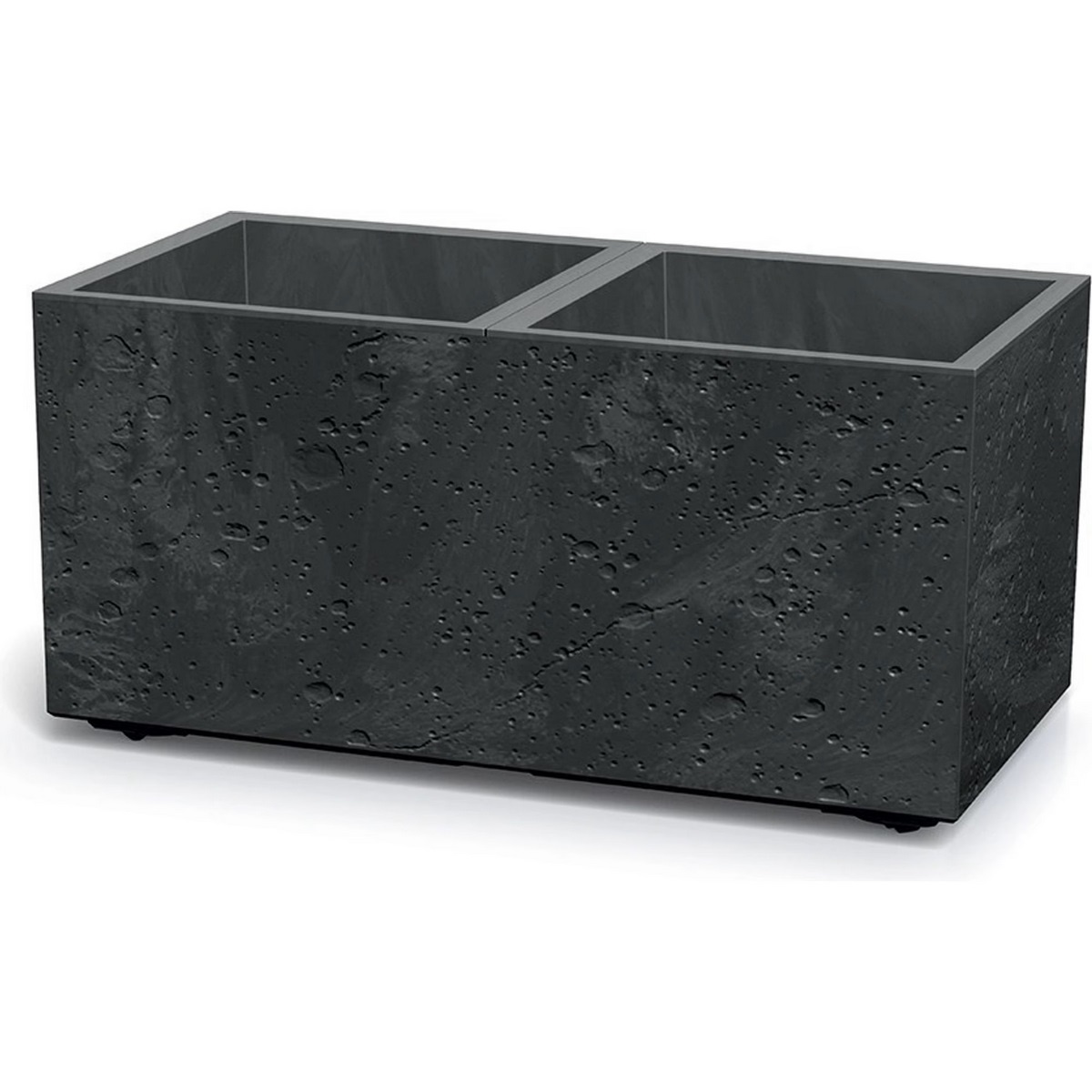 Doniczka SIERRA CASE BETON EFFECT 77 cm, czarny