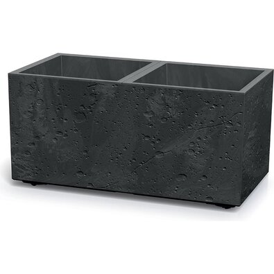 SIERRA CASE BETON EFFECT 77 cm virágtartó, 77 cm fekete