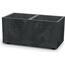 SIERRA CASE BETON EFFECT 77 cm virágtartó, 77 cm fekete