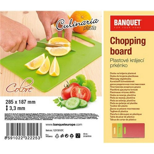 Banquet Пластикова обробна дошка Culinaria Plastia, 18,7 x 28,5 см