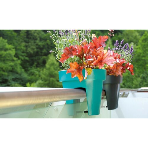 Lofly Railing Flowerpot limona , 24,5 cm