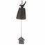 Clopot din fontă Sweet home maro, 8 x 49 cm
