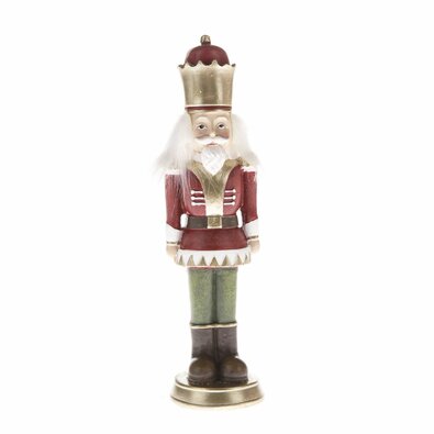 Božična dekoracija Louskáček rdeča, 5 x 17,5 cm