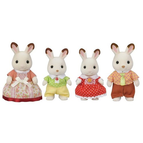 Sylvanian Families Rodzina „chocolate” królików, nowa