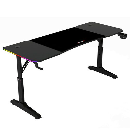 Herní stůl E-TRACER 160 RGB s manuálně nastavitelnou výškou a podsvícením