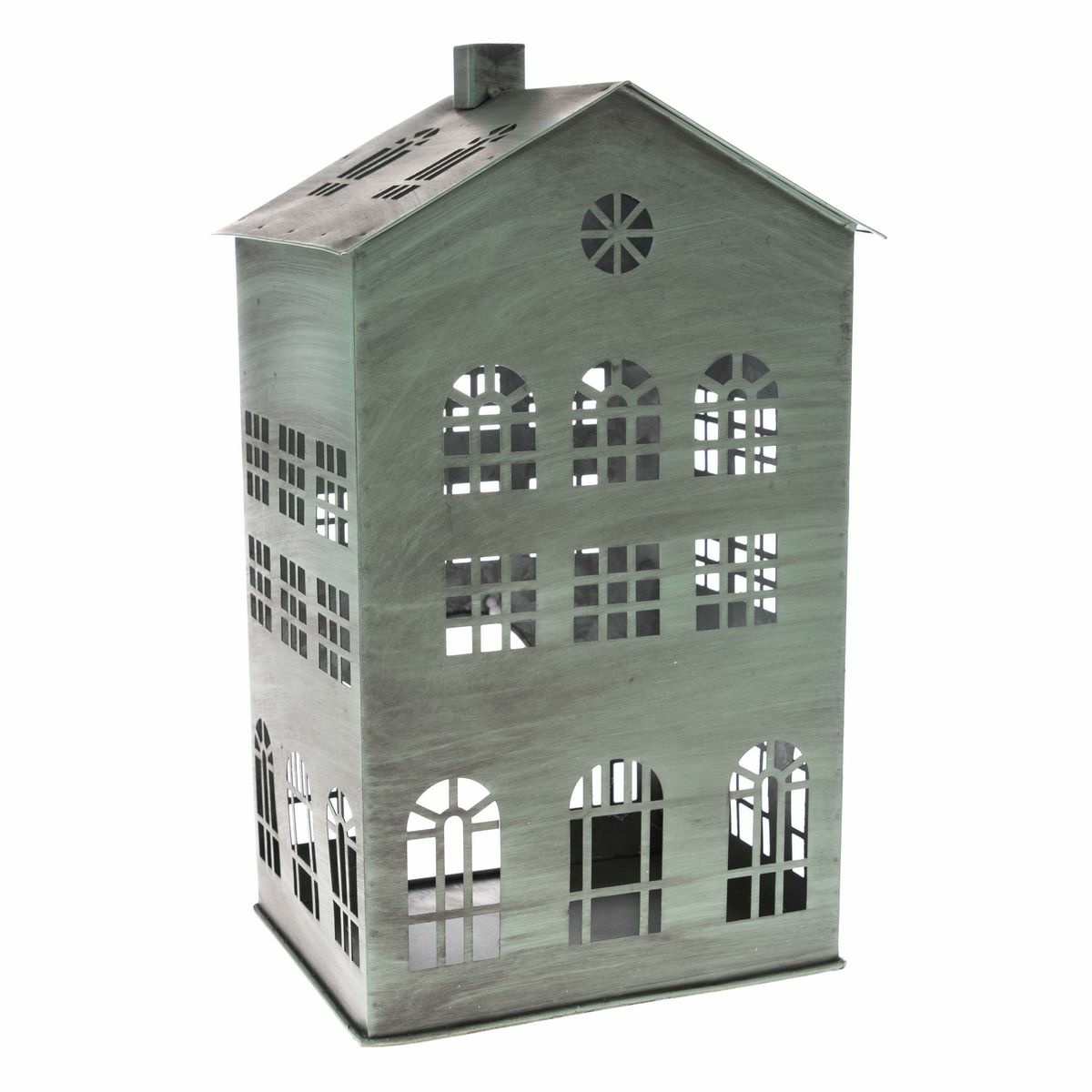 Fém gyertyatartó Rustik House, 18 x 31 x 15 cm akciós termékkép 1