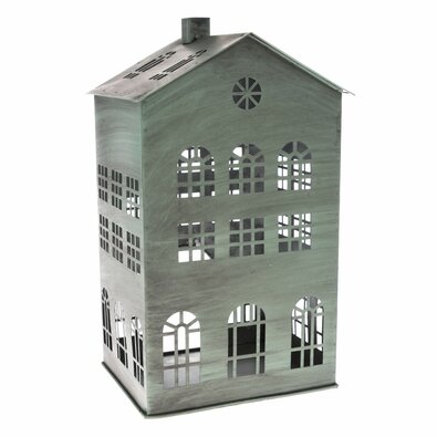 Fém gyertyatartó Rustik House, 18 x 31 x 15 cm