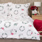 Lenjerie de pat din bmbac 4Home Christmas Holly, 140 x 200 cm, 70 x 90 cm