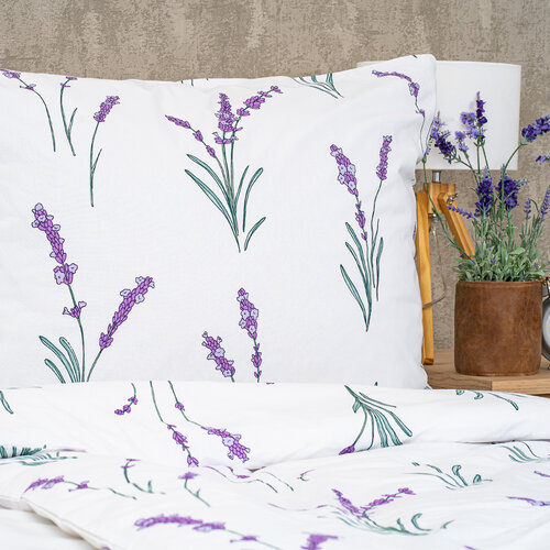 4Home Baumwollbettwäsche Lavender, 140 x 220 cm, 70 x 90 cm