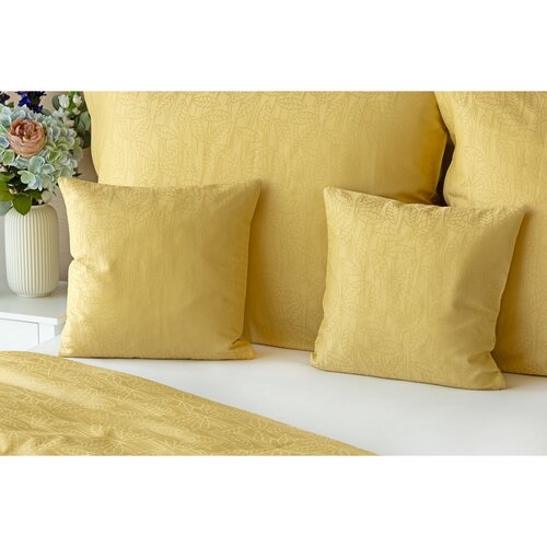 Matějovský Постільна білизна з бамбукового дамаску Sofie Camel Gold, 140 x 220 см, 70 x 90 см