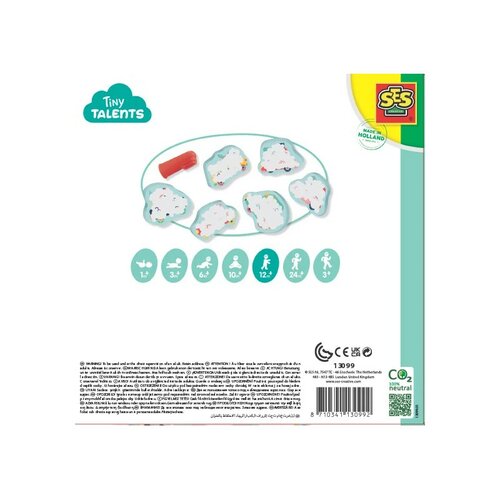 Zestaw piankowych naklejek wodnych Mycie samochodzików, 6 szt.