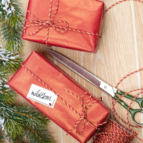 Orion Samolepky na darila SRDČKA, 10 kosov