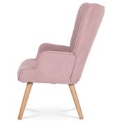 Fotoliu cu taburet PINK2, roz