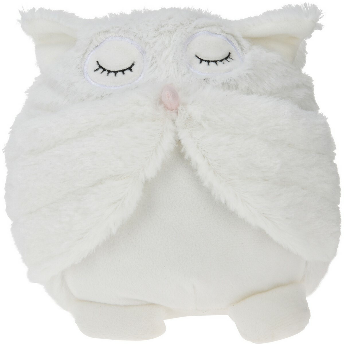 Levně Dveřní zarážka Sleepy owl bílá, 15 x 20 cm