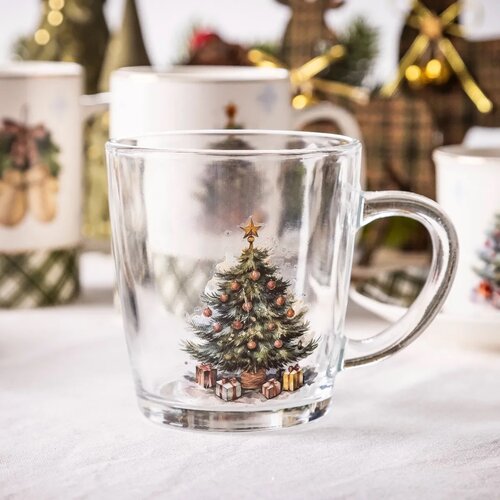 Altom Скляний кухоль Christmas Tree 350 мл