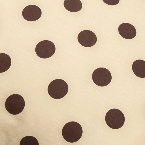 4Home Poszewka na poduszkę relaksacyjna Mąż zastępczy Kropka czekolada, 55 x 180 cm