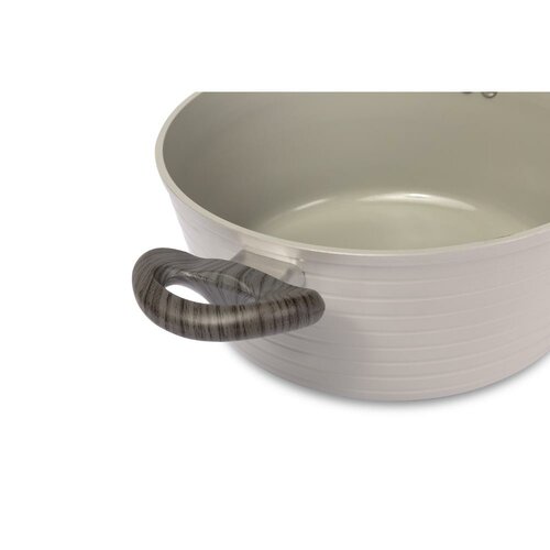 Lamart LT1266 ponev s pokrovom Stripe, premer 18cm