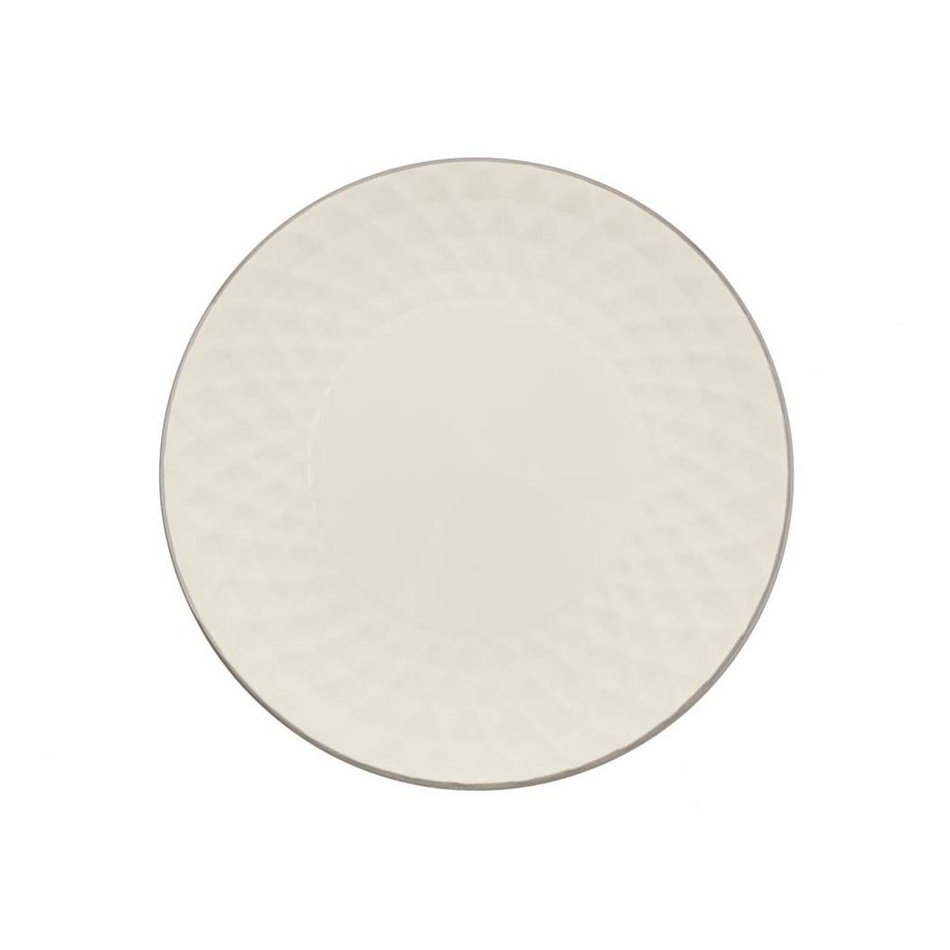 Florina Tanier plytký Diamond 27 cm, béžová