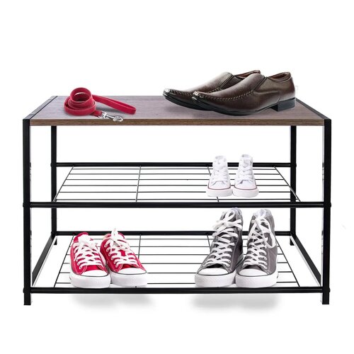 Orion Dvonadstropni kovinski omar za čevlje sodlagalno površino, 63 x 30 x 43 cm