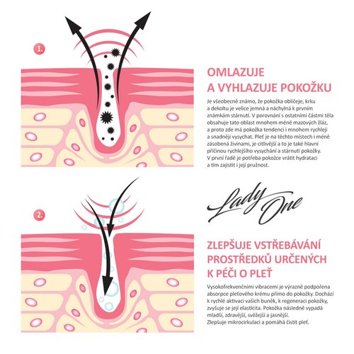 Vigan Mammoth Elektroniczny masażer przeciwzmarszczkowy Lady ONE Golden Edition