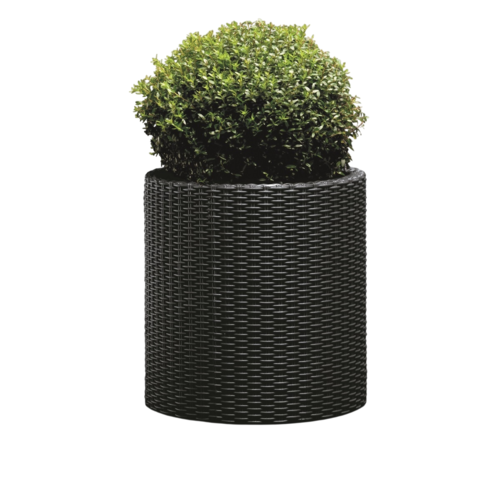 Keter Cylinder L 39 l virágcserép, antracit