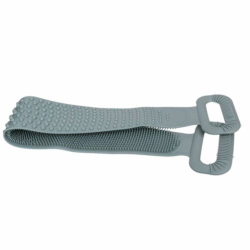 Masažni pas za umivanje hrbta, siv