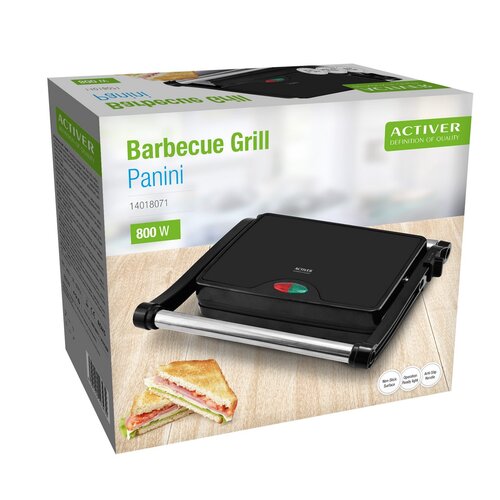 Banquet Panini aparat za pripravo sendvičev 800 W,črn