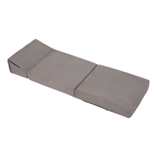 Skladacie kreslo / matrac PELOS, sivá