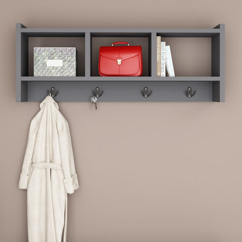Wandgarderobe Midnight Anthracite