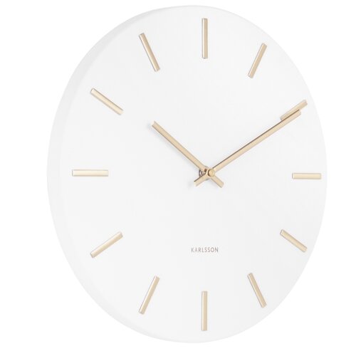 Karlsson 5821WH dizájner falióra átmérő: 30 cm termék 2. képe