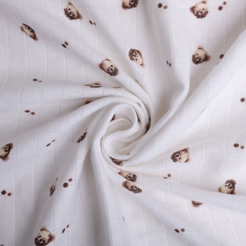 Babymatex Bambusowe pieluchy Miś, 70 x 70 cm, zestaw 3 szt.