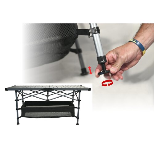 Masă de camping pliabilă Cattara 13492 Roll, 123 x55 cm