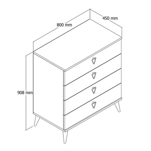 Komoda Versa Oak