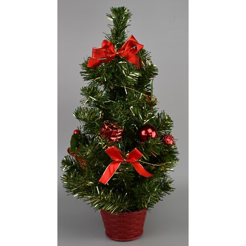 Pom de Crăciun Newkirk, roșu, 50 cm