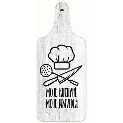 Tablă de tăiere decorativă dinlemn Bohemia Gifts Bucătăria mea