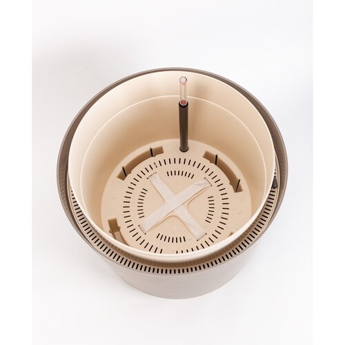 Plastia Samonawadniająca donica wielkogabarytowa Berberis 55, taupe + kość słoniowa