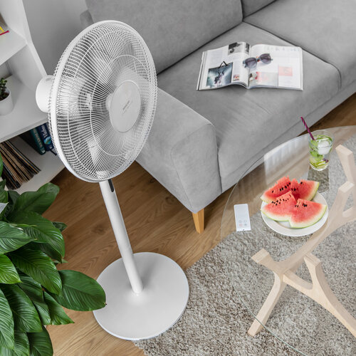 Sencor SFN 4070WH állványos ventilátor, fehérszínben