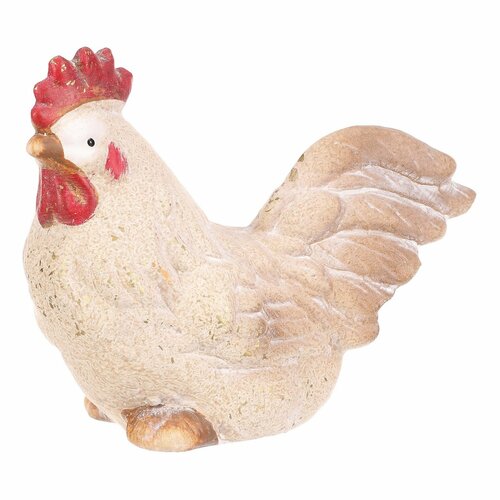 Decor ceramic Cocoș, 16 x 7 x 12 cm