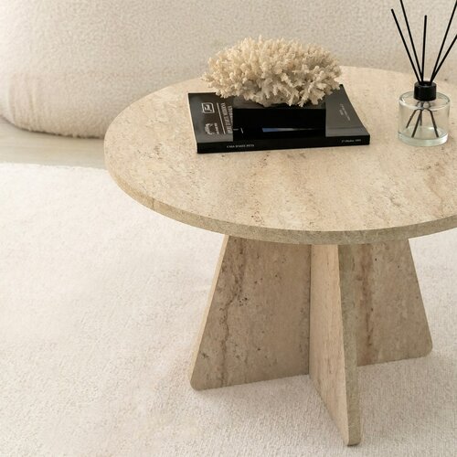 Konferenčna mizica Mushroom Travertine